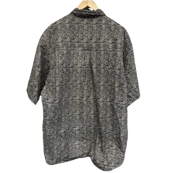 VTG Columbia Sportswear Button Up Cotton AOP Fish‎ Men's 2XL Camping Hiking - Picture 4 of 4